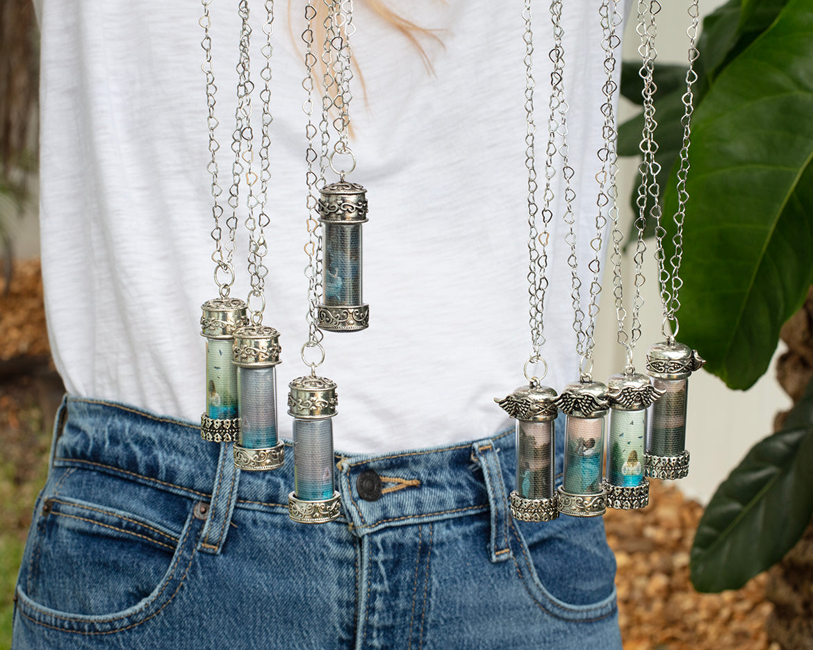 capsule necklaces by erika masterson