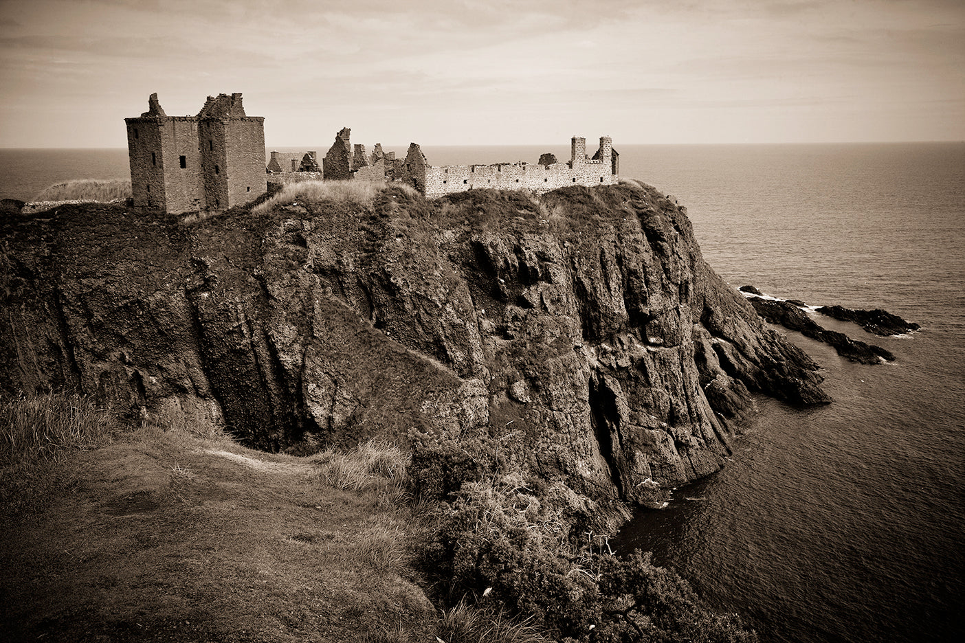 "Castles of Time: A Scottish Odyssey in Sepia"